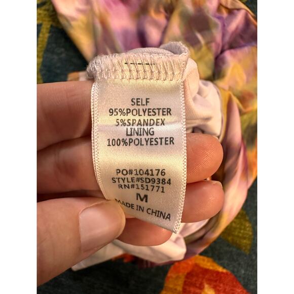 Mahina Multicolor Bodycon Dress Size Medium - Picture 7 of 7